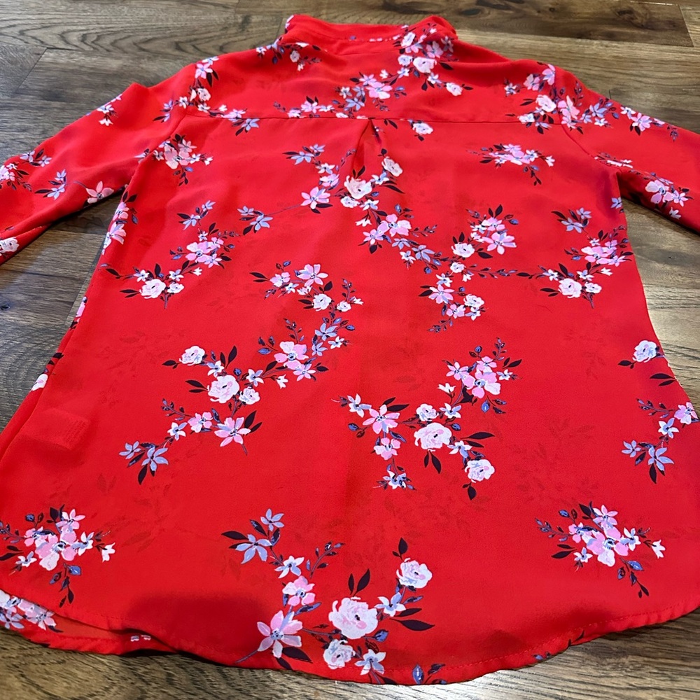 Candie’s Collared Button Up Blouse